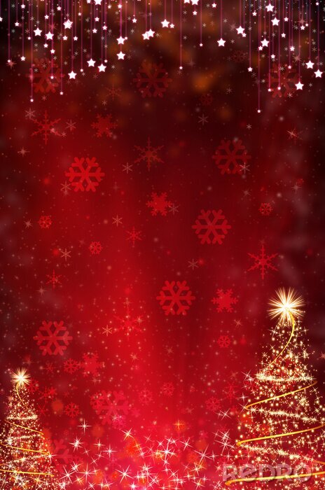 Bild Rote Weihnachtskarte Hintergrund