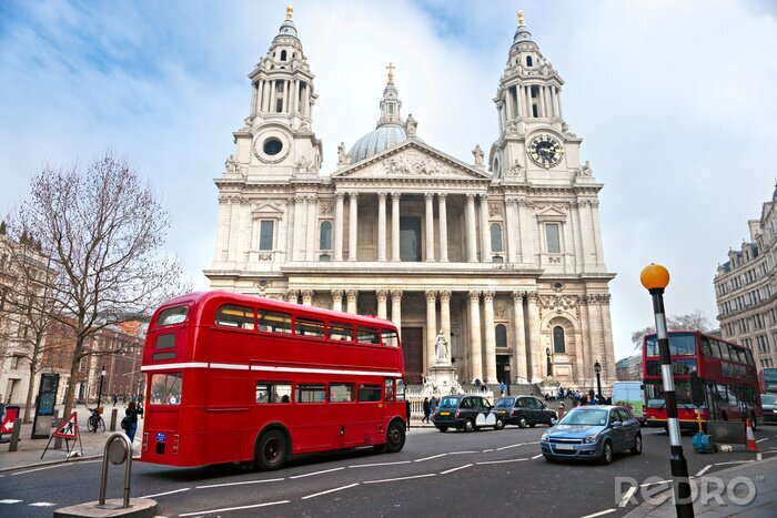 Bild Roter Bus in London