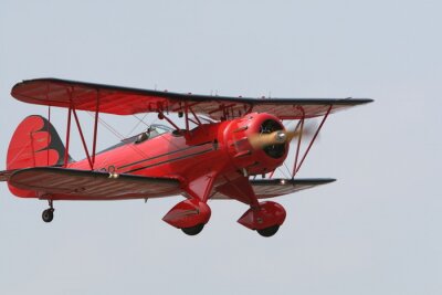 Bild Rotes Flugzeug