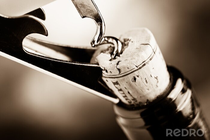 Bild Rotwein in Sepia