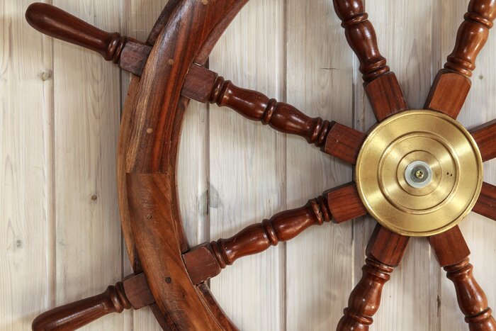 Bild Ruder des Schiffes