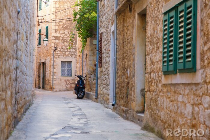 Bild Ruhige Gasse in Hvar