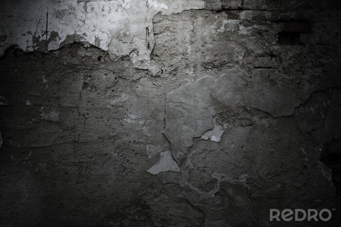 Bild Rustikale Wand in dunkler Farbe