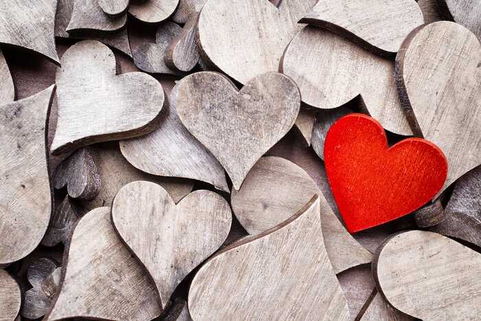 Bild Rustikales Herz.
