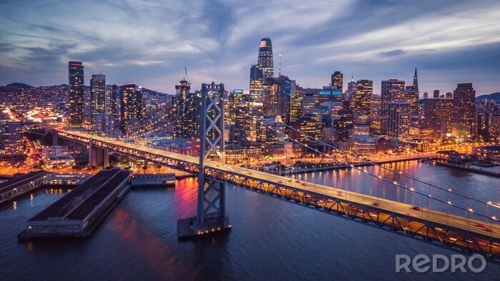 Bild San Francisco in der Abenddämmerung