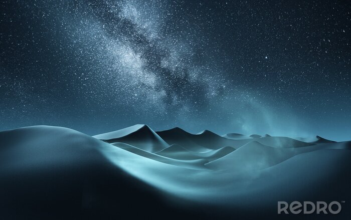 Bild Sandwüste bei Nacht