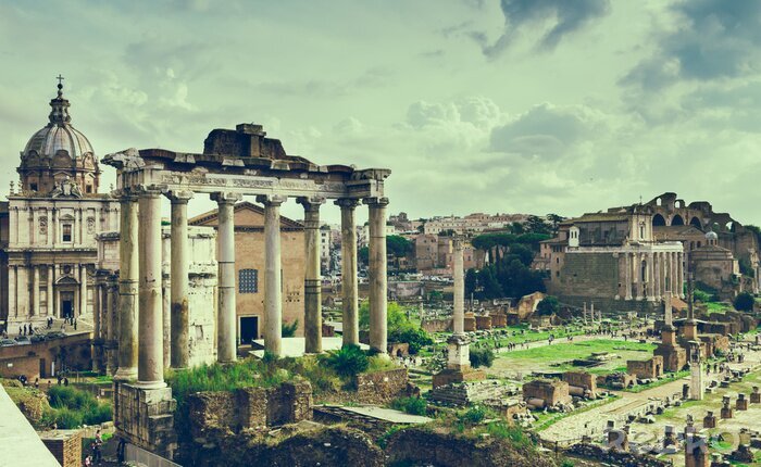Bild Saturn-Tempel und römisches Forum