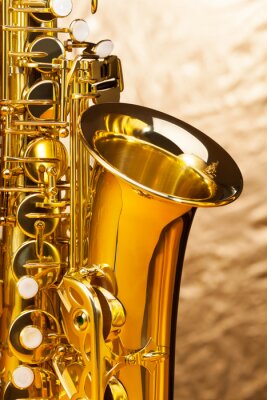 Bild Saxophon Instrument aus nächster Nähe vorgestellt