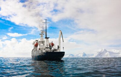 Bild Schiff in der Antarktis