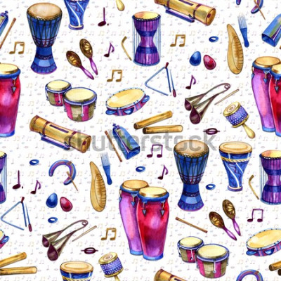 Bild Schlagzeug-Musikinstrumente