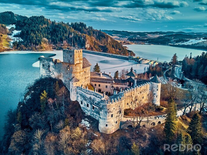 Bild Schloss am See im Winter