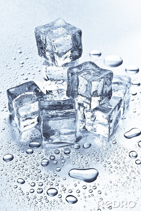 Bild Schmelzende Eiswürfel