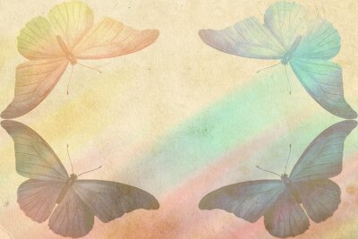 Bild Schmetterlinge Vintage
