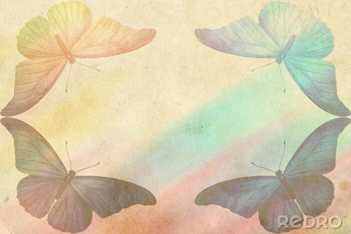 Bild Schmetterlinge Vintage