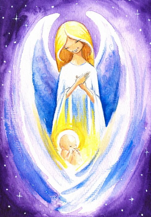 Bild Schutzengel für die Taufe zum Schutz des Babys