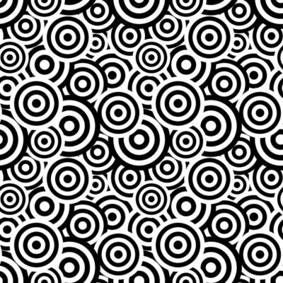 Schwarz-weiße Spirallinien