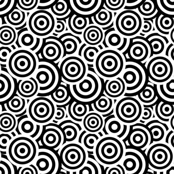 Bild Schwarz-weiße Spirallinien