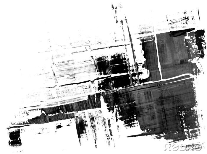 Bild Schwarz-weißes abstraktes Bild
