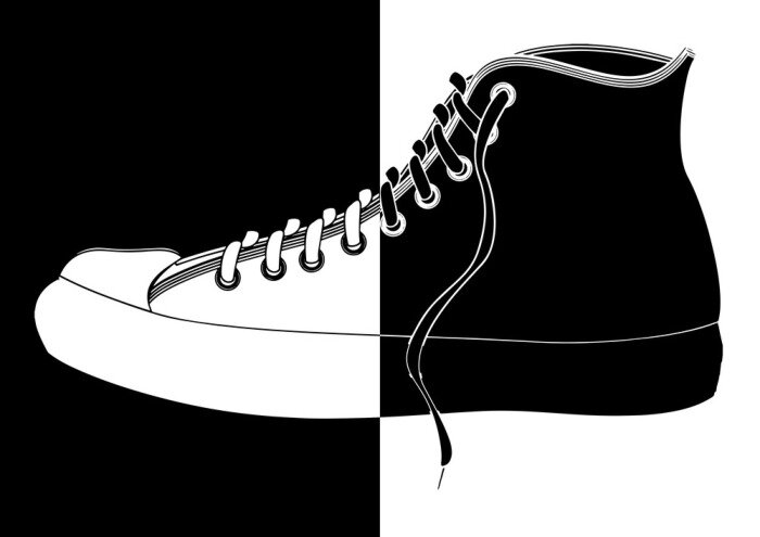 Bild Schwarz-weißes Pop-Art-Design