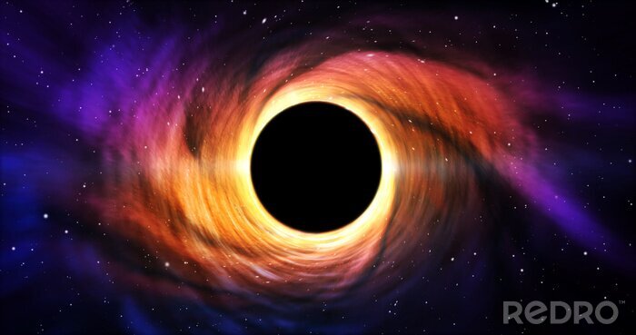 Bild Schwarzes Loch in der Galaxie