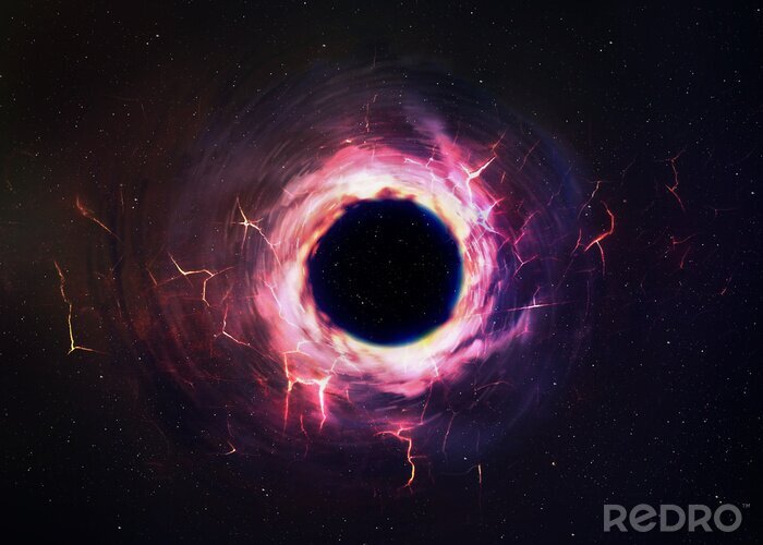 Bild Schwarzes Loch und Weltraum