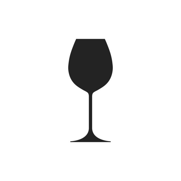 Bild Schwarzes Weinglas Grafik