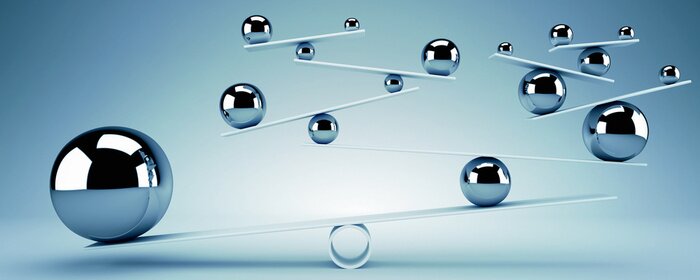 Bild Schwebende Kugeln