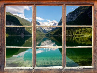 Seeblick aus dem fenster
