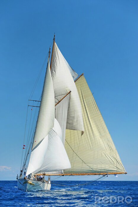 Bild Segelschiff mit großen Segeln