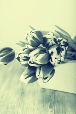 Bild Sepia-Blumenstrauß