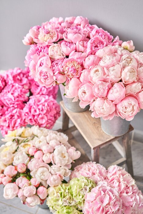 Bild Shabby Chic Blumensträuße