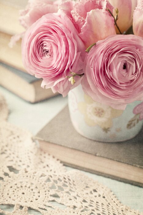 Bild Shabby Chic Rosen-Stil