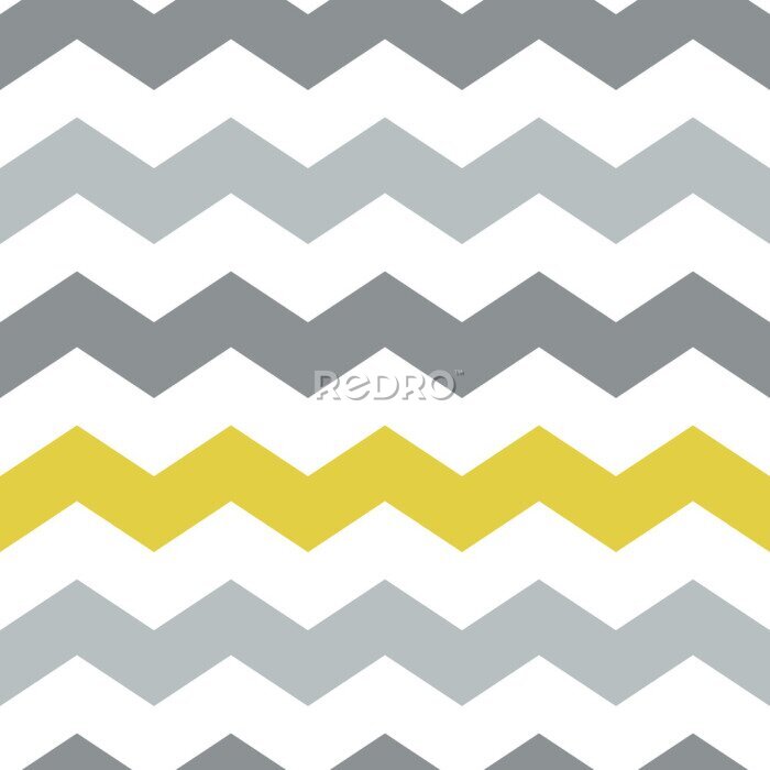 Bild Simple seamless pattern of gray and yellow zigzags