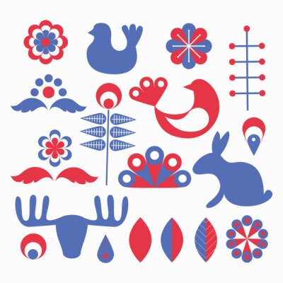 Bild Skandinavische Symbole