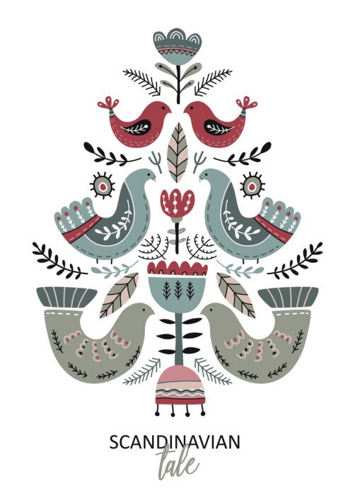 Bild Skandinavischer Volksstil