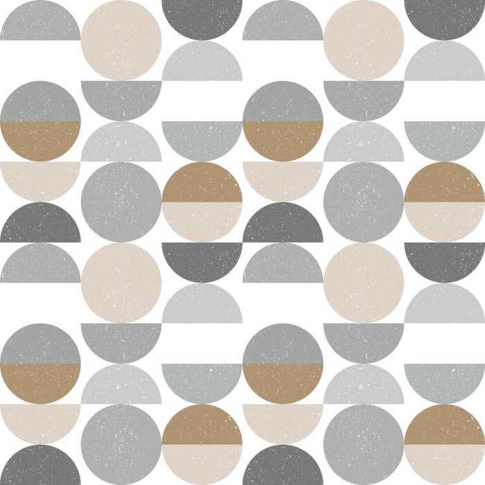 Bild Skandinavisches geometrisches Retro-Design