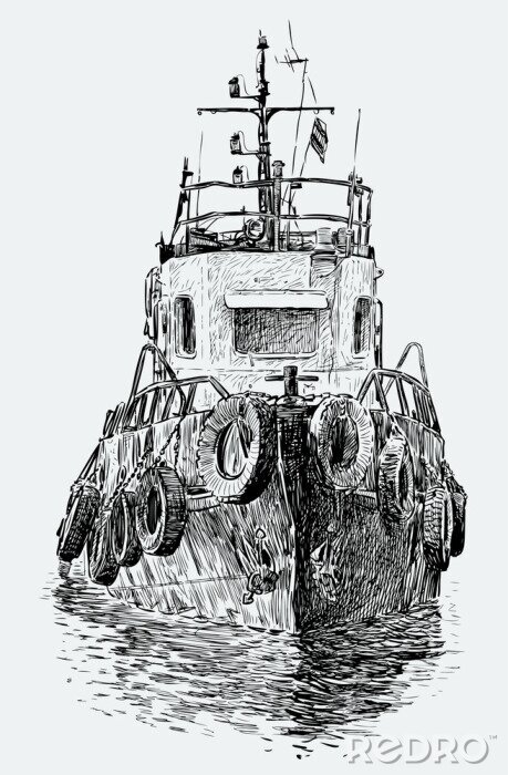 Bild Skizze Schlepper