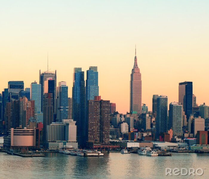 Bild Skyline New York City am Morgen