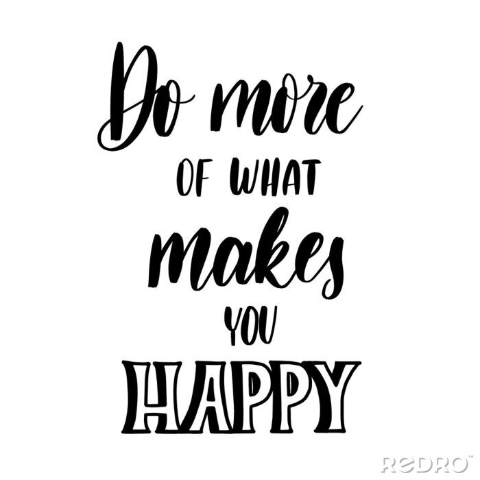 Bild Slogan über das Glück