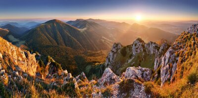 Slowakische Landschaft der Berge