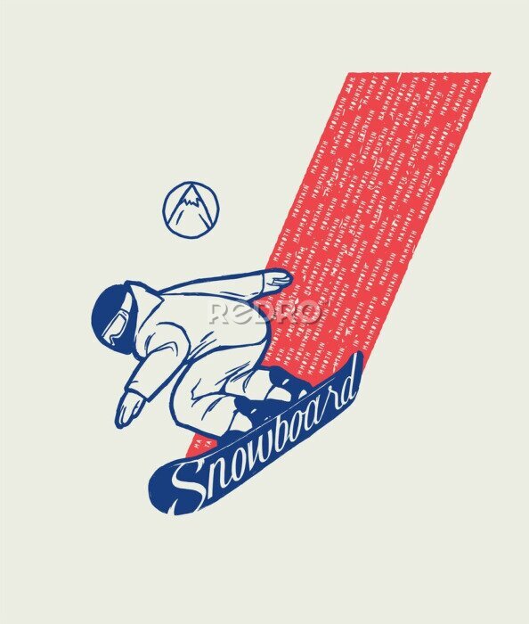 Bild Snowboard große Luft