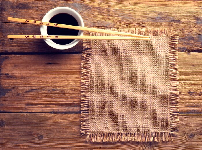 Bild Sojasauce für Sushi