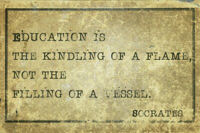 Sokrates über Bildung