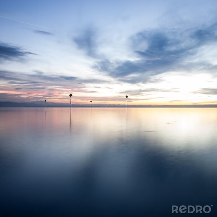 Bild Sonnenuntergang am Bodensee