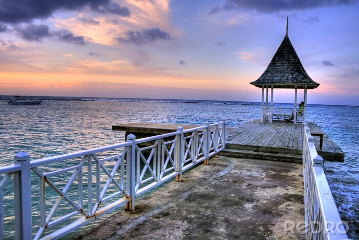 Bild Sonnenuntergang in der Karibik