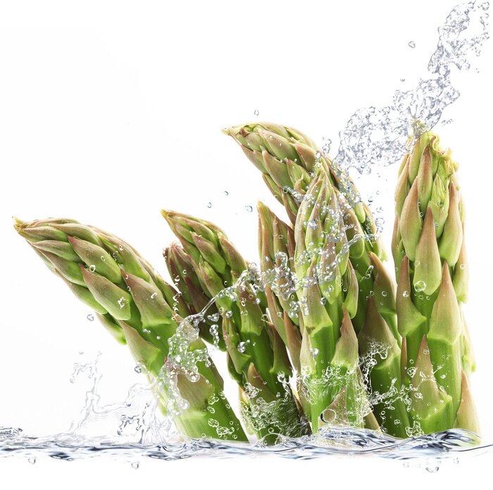 Bild Spargel in Wasser