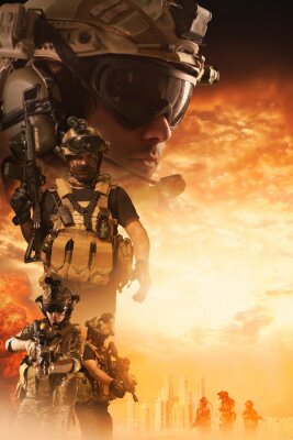 Bild special forces soldiers war movie poster