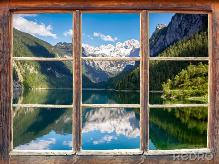 Bild Spiegelbild des sees