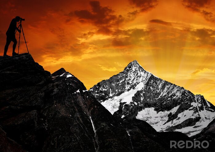 Bild Sport auf Berggipfeln