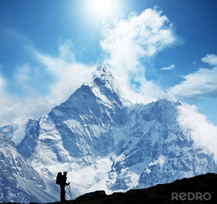 Bild Sport-Trekking im Gebirge